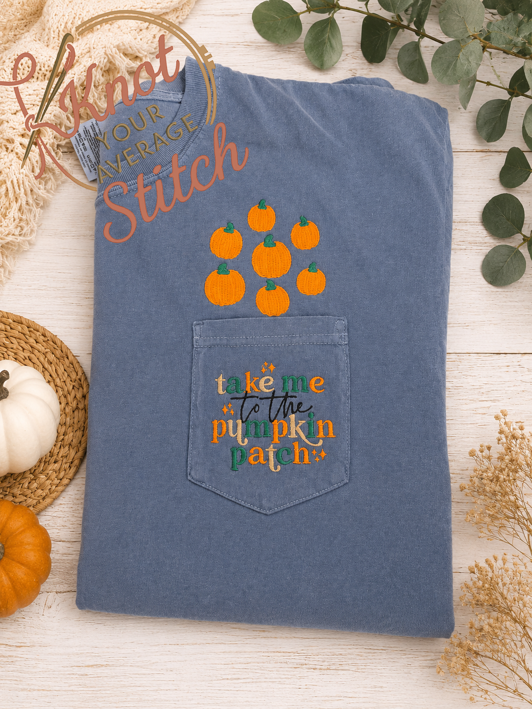 Take Me To The Pumpkin Patch Pocket T-shirt