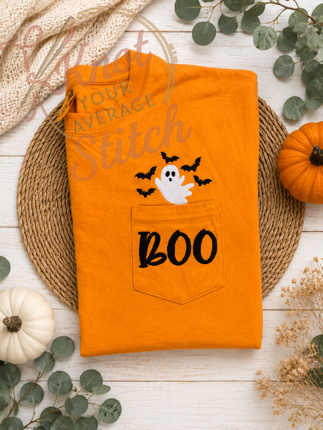 BOO Ghost Pocket T-shirt